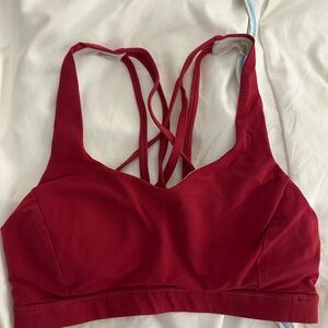 Lululemon Athletica Crimson Strappy Bra
